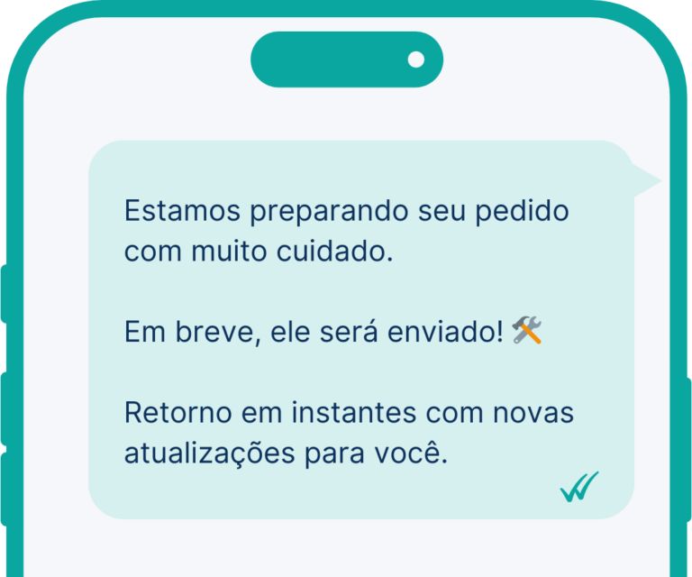 Status preparando pedido