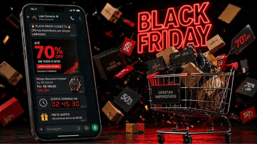 Black Friday no WhatsApp: como planejar campanhas que vendem antes, durante e depois