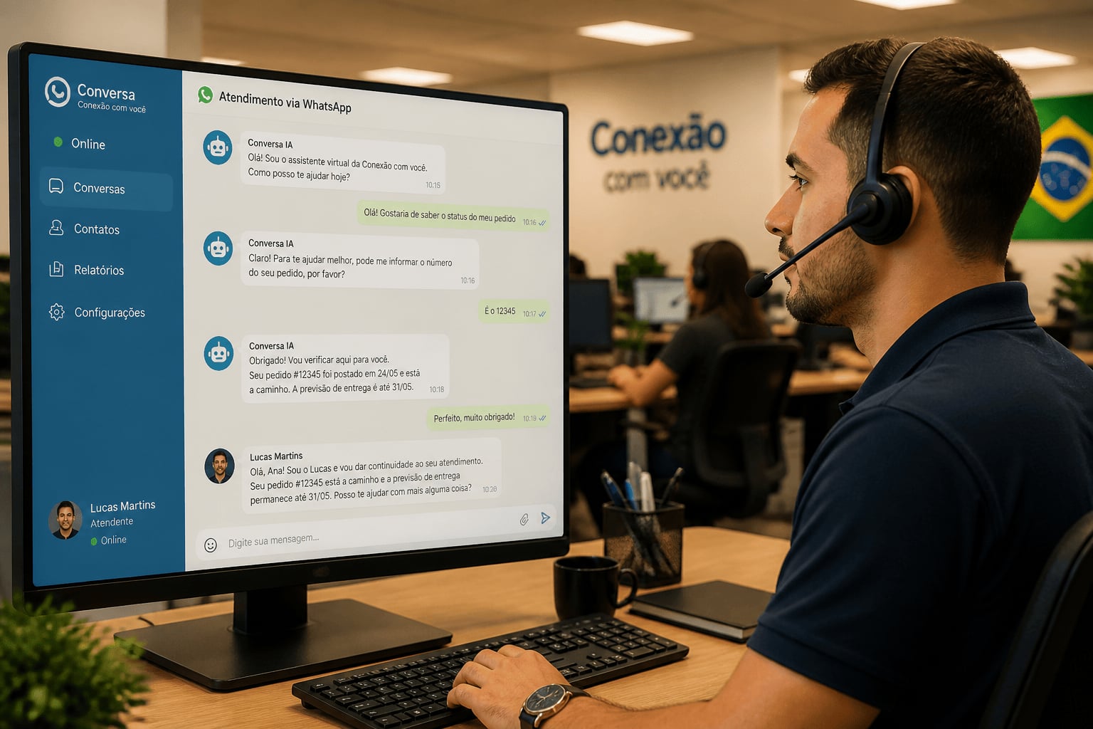 Transferir atendimento do bot para o humano