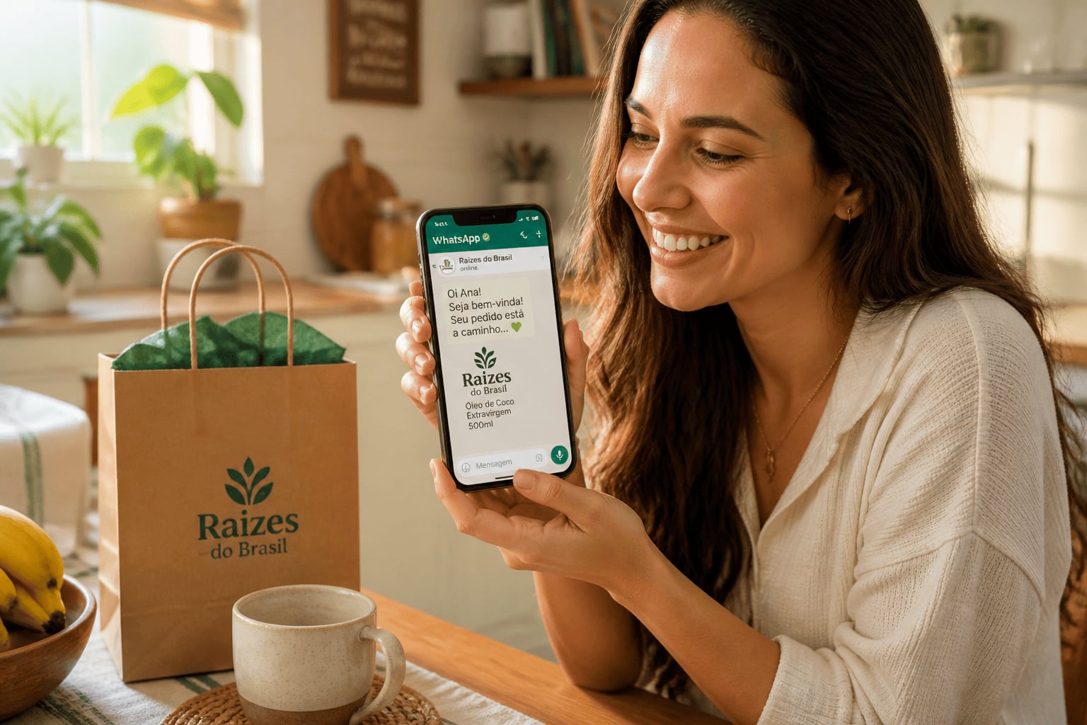 Mensagem de boas-vindas automática no WhatsApp