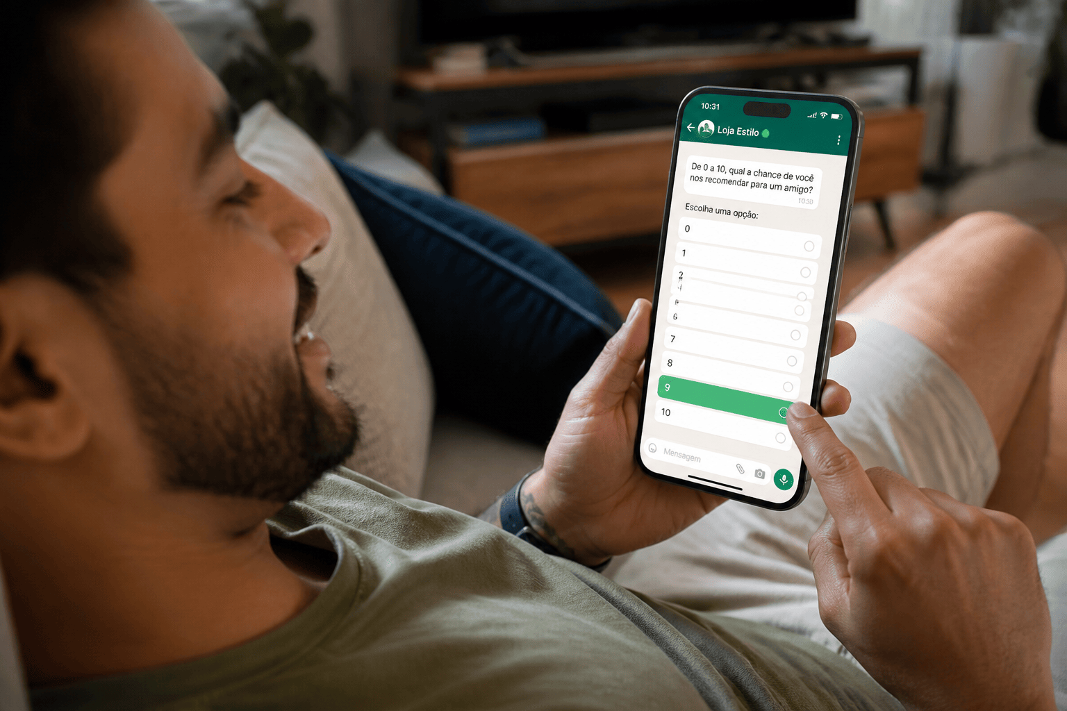 NPS automatizado pelo WhatsApp: como medir satisfação em escala