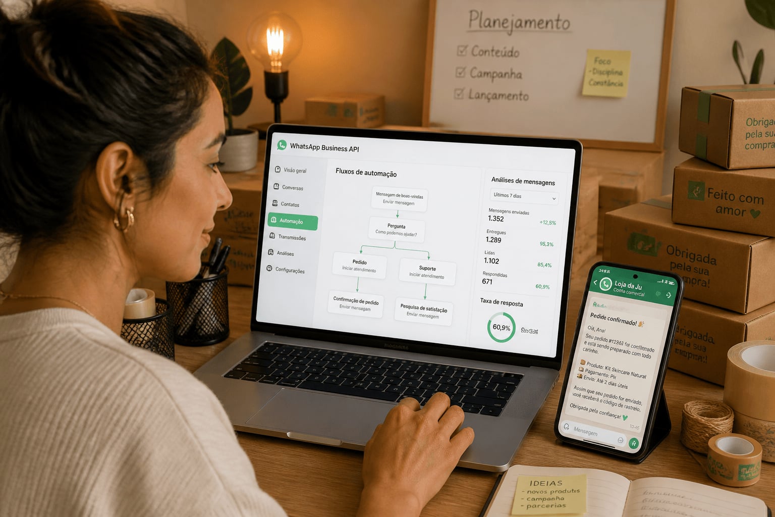 WhatsApp Business API para pequenas empresas