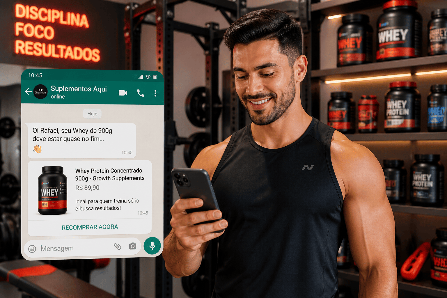 WhatsApp para suplementos e saúde: régua de recompra que funciona